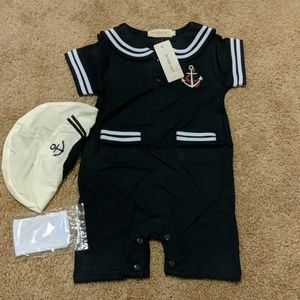 Boys sailor outfit NWT